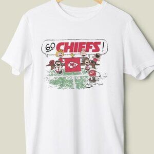 1994 Kansas City Chiefs snopy shirt 90s sweatshirt shirt tee Cheering Go Snopy